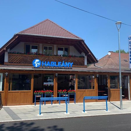 Hableany Etterem, Pizzeria Es Vendeghaz Balatonmariafurdo Exterior foto